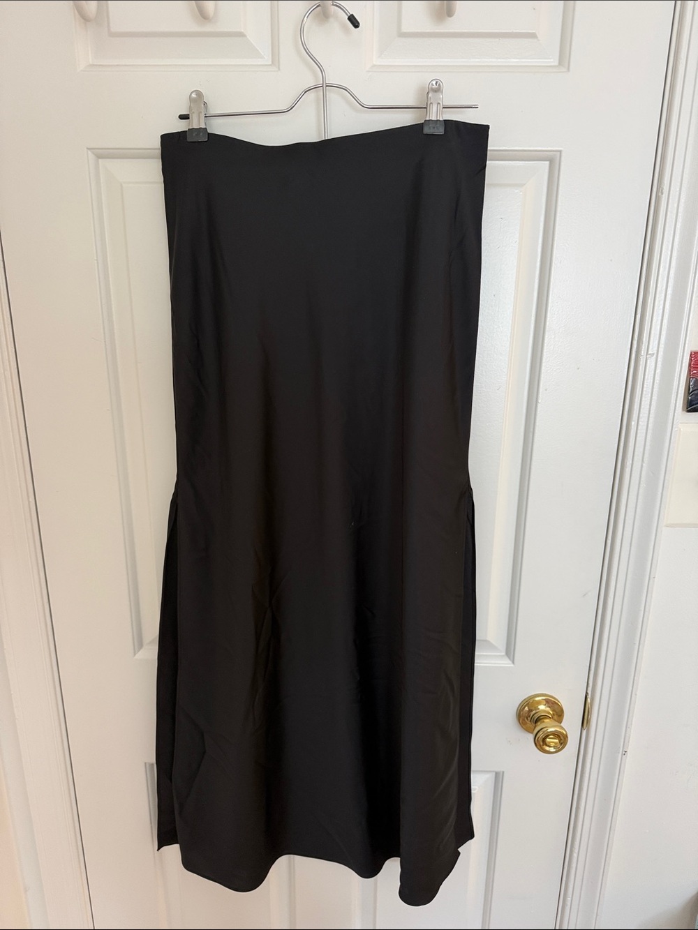 J. Crew Black Midi Skirt - Sleek A-Line